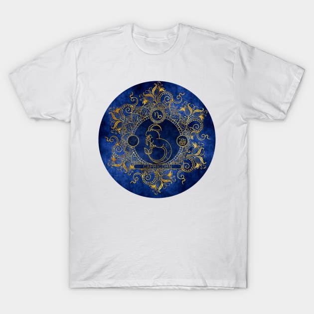Zodiac - Ocean - Capricorn T-Shirt by aleibanez